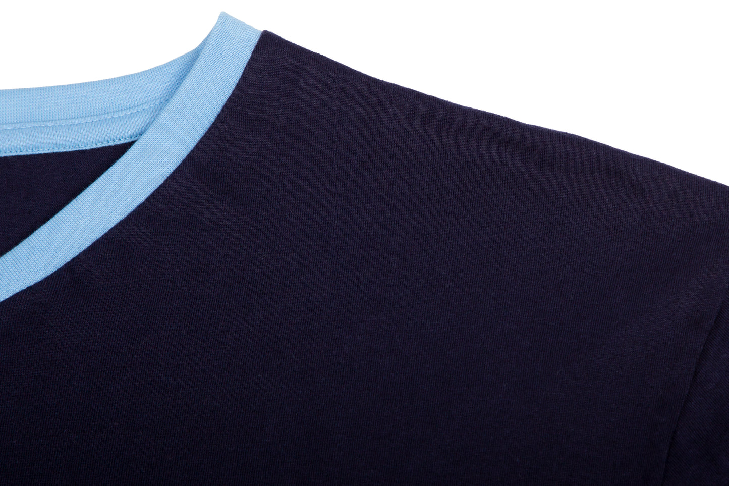 Heren Pyjama Lange Mouw - Navy Blauw