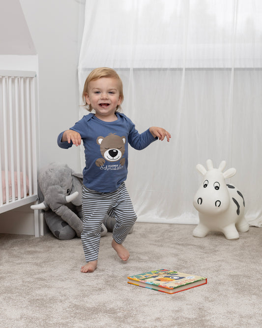 Amantes Baby Pyjama Jongens Royal Blauw - Kleiner Schusebär