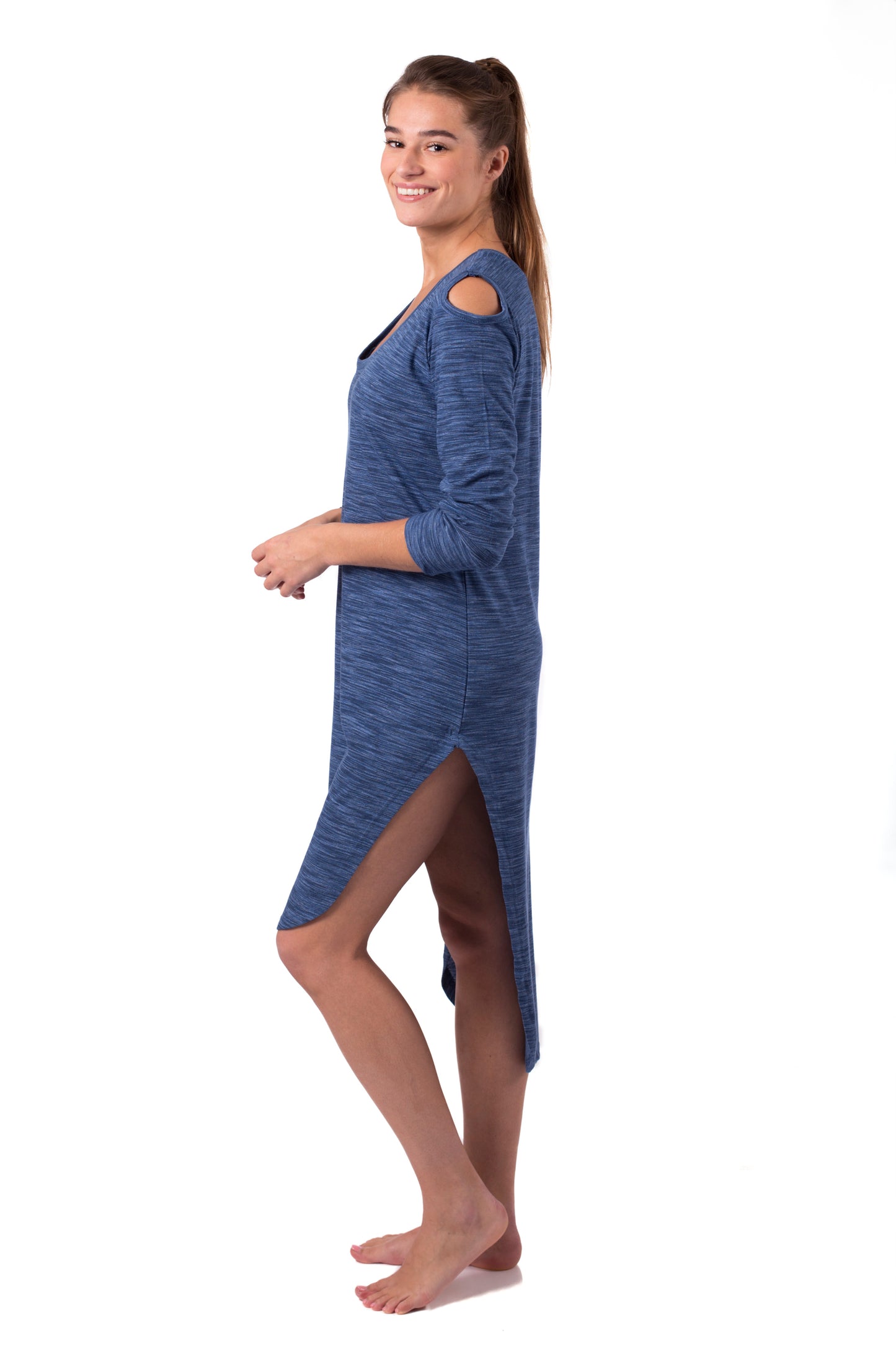 Amantes Dames Jurk - Blauw