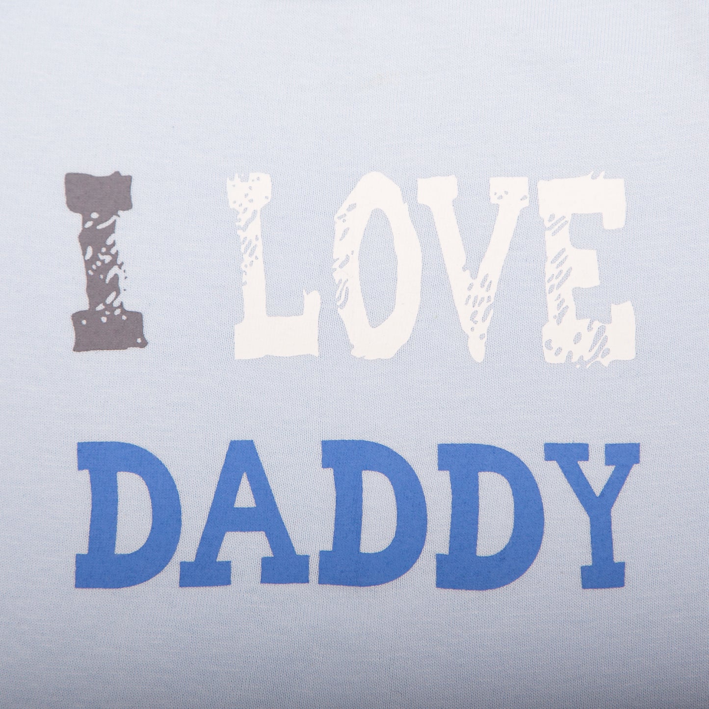 Amantes Baby Pyjama Jongens Blauw/Streep - I Love Daddy