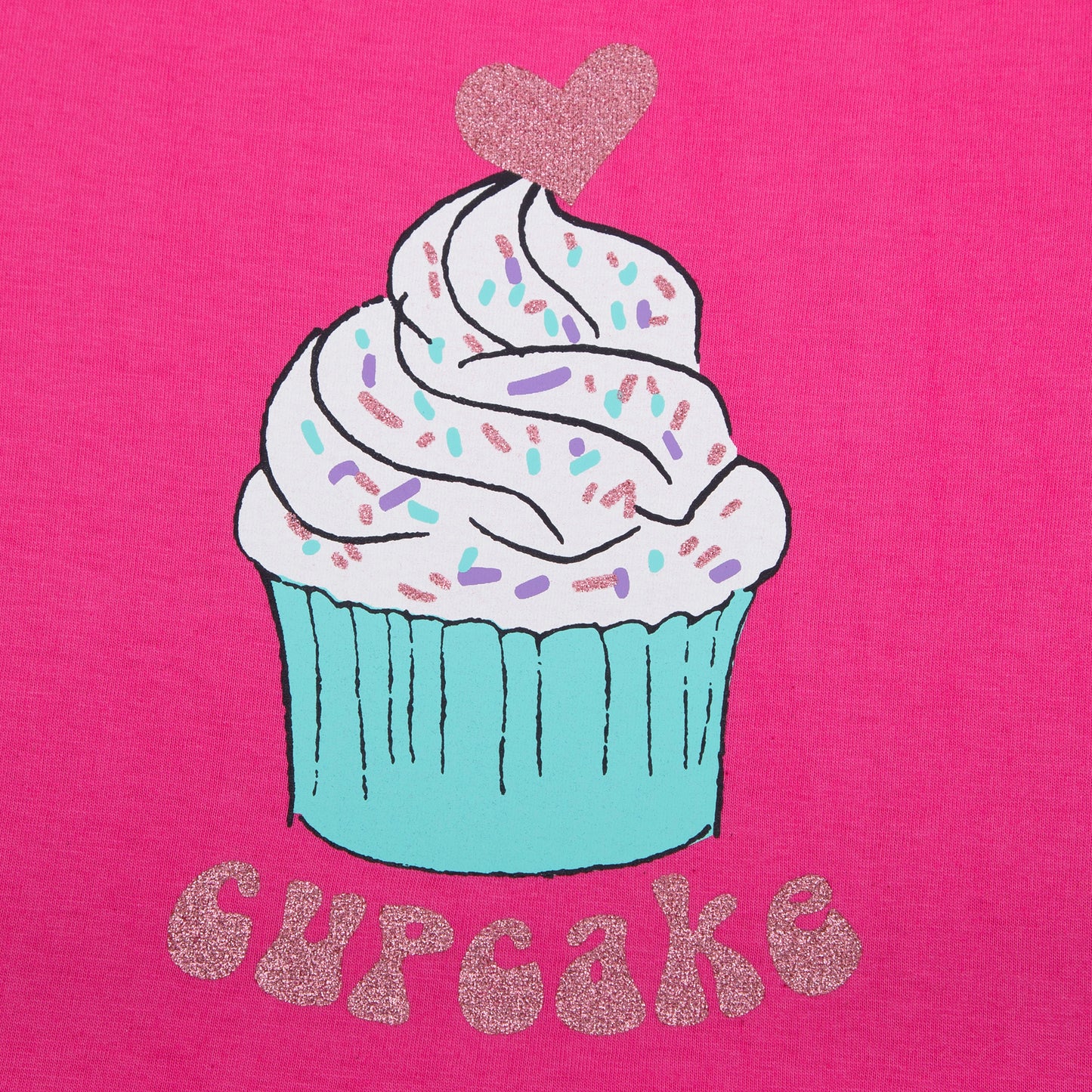 Amantes Pyjama Meisjes Fuchsia 'Cup Cake'