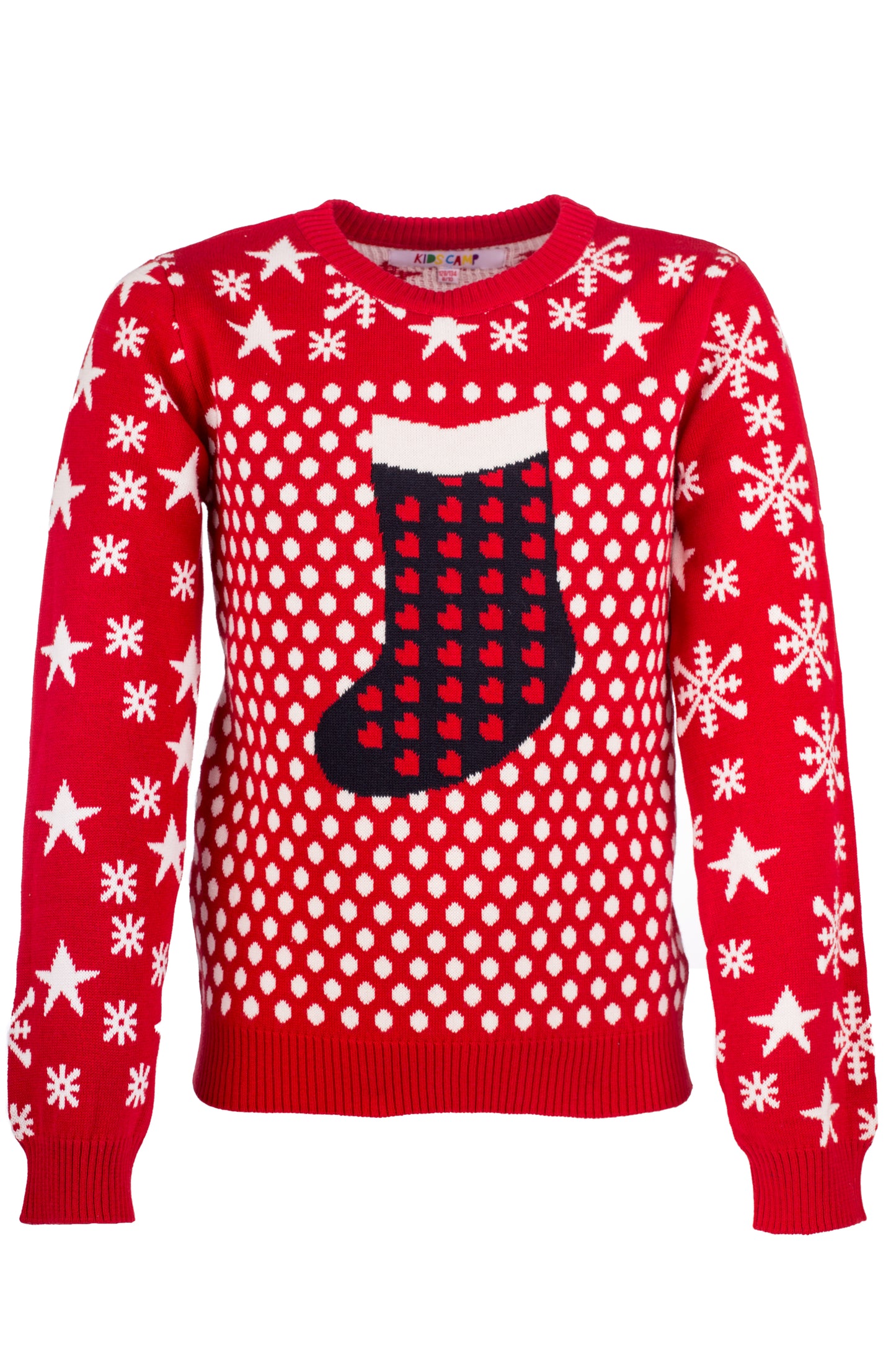 Amantes Foute kersttrui - Rood met sok - Incl. Giftbox