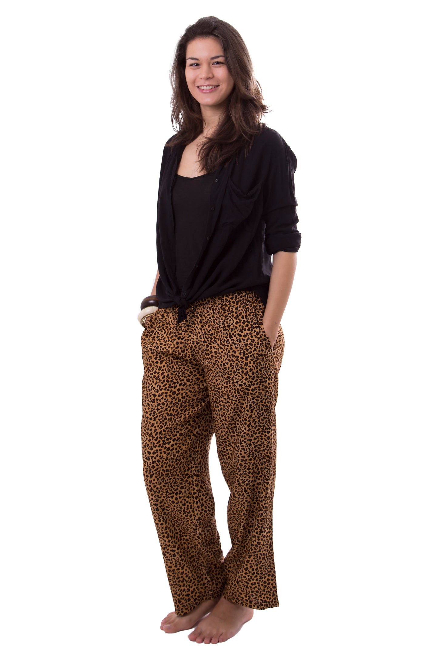 Amantes Dames Yoga Broek - Panter