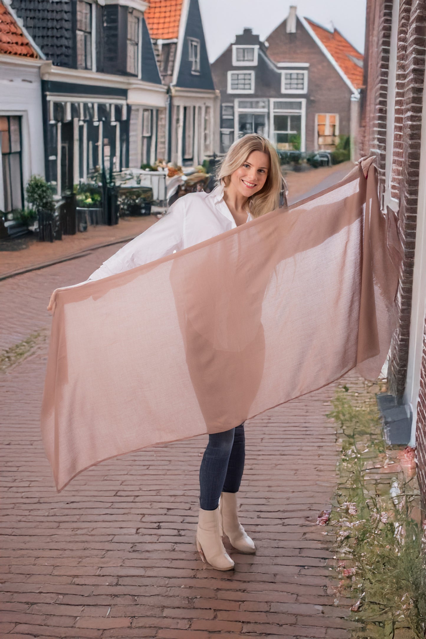 Sjaals Beige