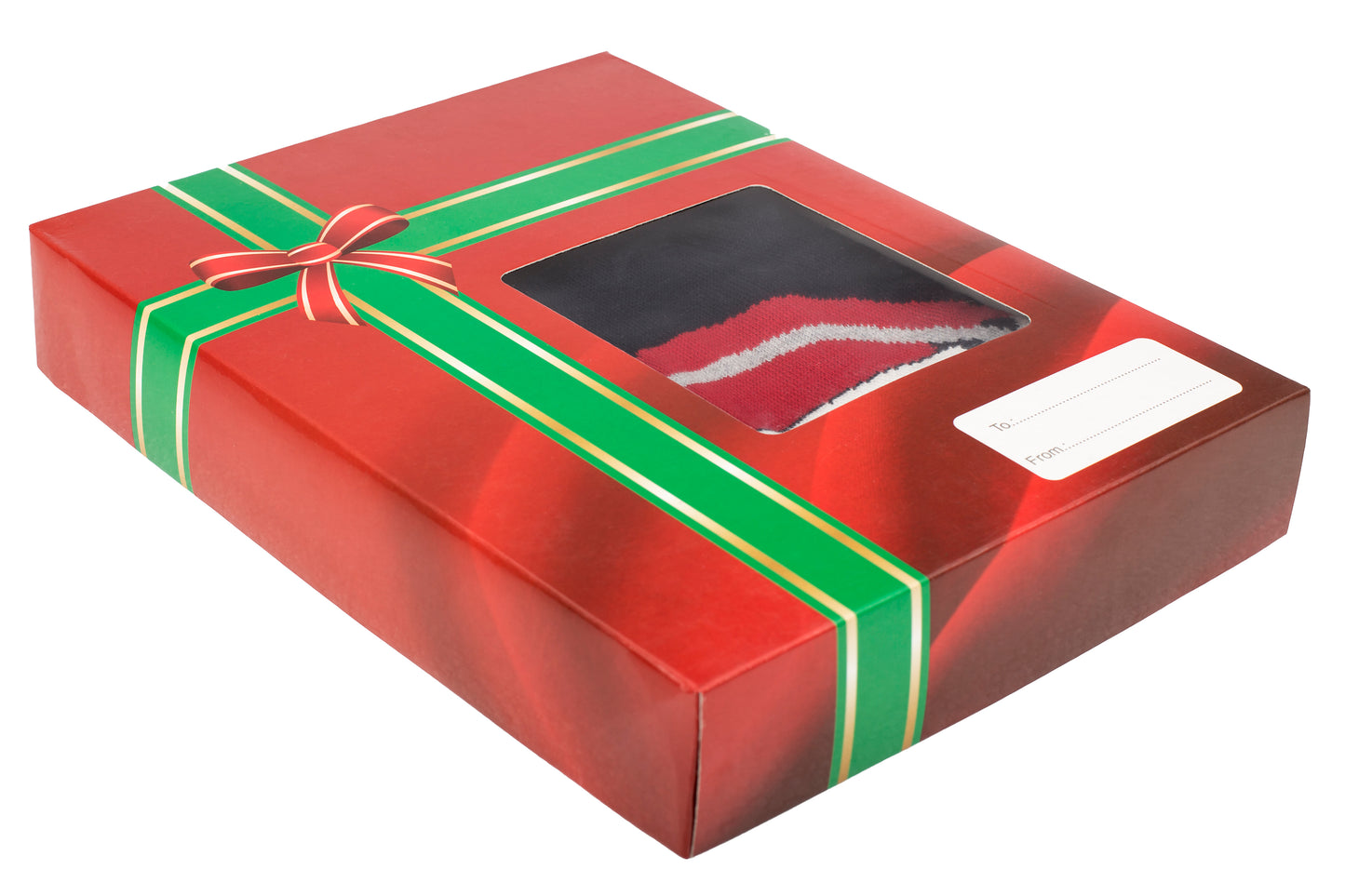 Amantes Foute kersttrui - Navy Blauw kerstman met zonnebril -  Incl. Giftbox