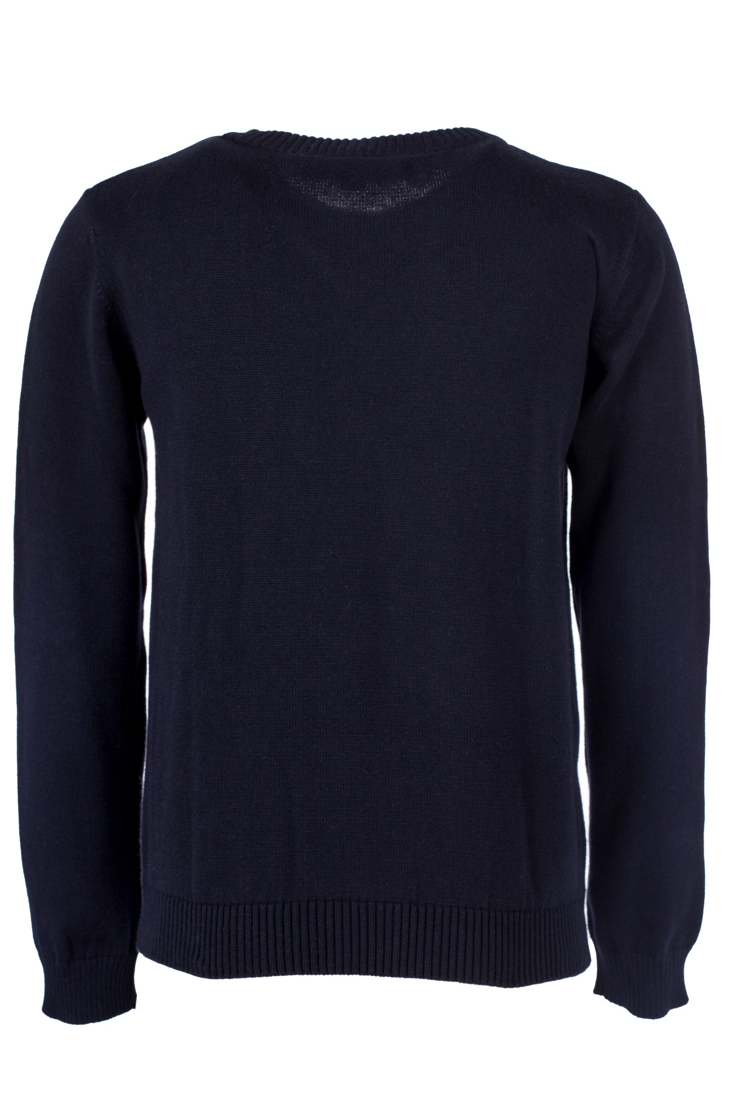 Amantes Foute kersttrui - Navy Blauw kerstman met zonnebril -  Incl. Giftbox